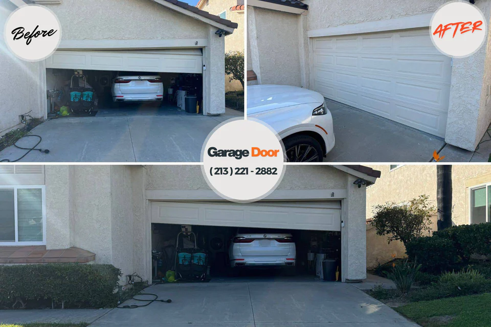 Before and after: garage door repair East McKeesport, PA